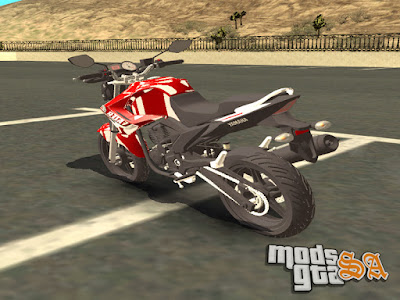 Yamaha Fazer 250 2015 para GTA San Andreas